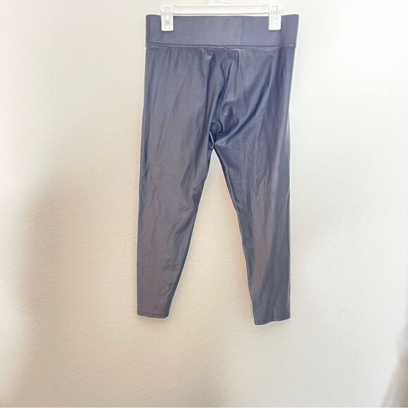 Carbon 38 Black Faux Leather Leggings Size Medium - Picture 2 of 3